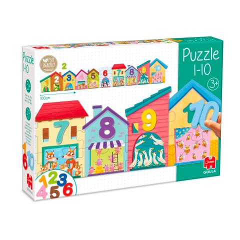 Puzle goula 1-10 duo 20 piezas