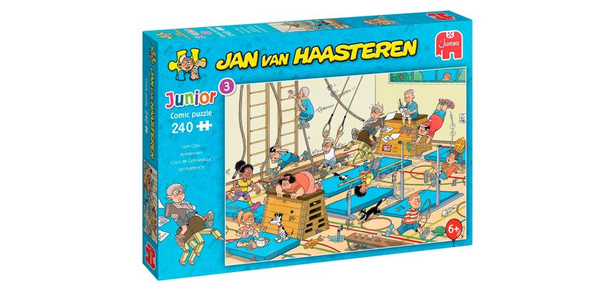 Puzle jumbo jan van haasteren clase de gym 240 piezas piezas