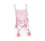 Silla pequeña de paseo para muñecas carlota color rosa 550x270x410 mm