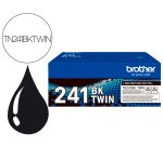 Toner brother tn241bktwin hl3140 / 3170 / 3150 / dcp9020 / mfc9140 / 9330 / 9340 negro 2500 paginas pack