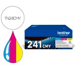Toner brother tn241cmy hl3140 / 3170 / 3150 / dcp9020 / mfc9140 / 9330 / 9340 cian magenta yellow 1500 paginas