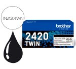 Brother TN-2420TWIN cartucho de tóner Original (3000 páginas) - Pack de 2 unidades