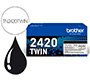 Brother TN-2420TWIN cartucho de tóner Original (3000 páginas) - Pack de 2 unidades