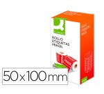 Etiqueta q-connect fragil 50x100 mm rollo de 200 unidades