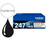 Toner brother tn247bk dcp-l3510cdw / hl-l3270cdw / mfc-l3710cw negro 3000 paginas pack 2 unidades