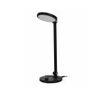 Lampara de escritorio q-connect led 7w 500 lm brillo regulable 3 niveles color cabeza brazo orientable negro