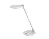 Lampara de oficina q-connect sobremesa profesional abs 80 leds 7 w con interruptor color blanco