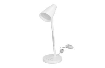 Lampara de escritorio q-connect led 6w 360 lm tactil 3 niveles color luz nocturna cabeza orientable blanco