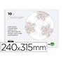 Bloc trabajos manuales liderpapel cartulina 240x315mm 10 hojas color blanco