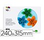 Bloc trabajos manuales liderpapel cartulina 240x315mm 10 hojas 5 colores neon + 5 colores intensos