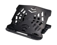 Soporte  de ordenador portátil q-connect para hasta 17\" ajustable 7 angulos diferentes color negro 260x280x60 mm