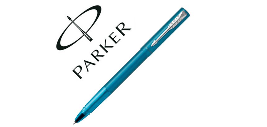 Roller parker vector xl azul teal punta fina