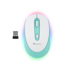 Raton ngs smog óptico 1000/1600/2400 dpi inalámbrico 3 botones receptor usb 2,4 ghz luces