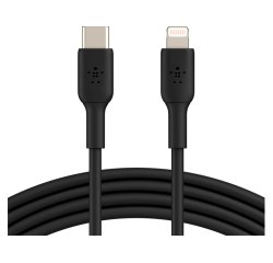 Cable belkin caa003bt1mbk usb-c a lightning boost charge longitud 1 m color negro
