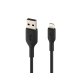 Cable lightning belkin caa001bt2mbk a usb-a boost charge longitud 2 m color negro