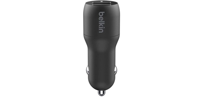 Cargador para de coche Belkin salida AC: 4,8 A USB 2.0 BOOSTCHARGE Negro