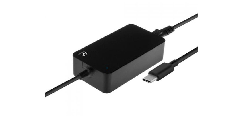 Cargador ewent para portátil usb type-c 100-240v 45w