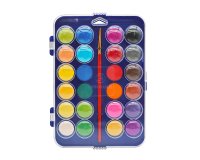 Acuarela liderpapel 24 colores con pincel estuche de plastico