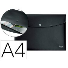 Carpeta leitz recycle portadocumentos broche din a4 polipropileno negro