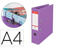 Archivador de palanca Esselte colour breeze carton forrado pvc din a4 lomo 75 mm