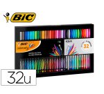 Rotulador bic intesity collection estuche de 32 unidades colores surtidos
