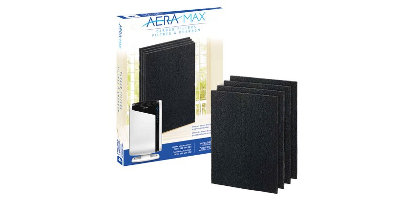 Filtro de carbono fellowes para purificador dx95 pack de 4 unidades