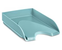 Bandeja sobremesa cep riviera plastico color verde agua 348x257x66 mm