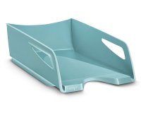 Bandeja sobremesa cep riviera plastico maxi color verde agua 387x265x115 mm