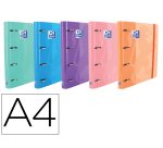 Carpeta con recambio oxford europeanbinder classic 4 anillas 35 mm cuadro 5 mm din a4 tapa extradura con