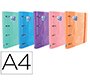 Carpeta con recambio oxford europeanbinder classic 4 anillas 35 mm cuadro 5 mm din a4 tapa extradura con