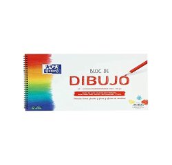 Bloc de dibujo oxford espiral din a4+ 20 hojas liso 130 gr