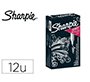 Rotulador sharpie permanente fino metallic plata