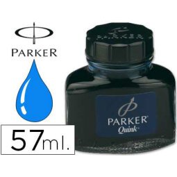 Tinta estilografica parker azul real bote 57 ml