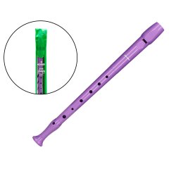 Flauta hohner 9508 color lavanda funda verde y transparente
