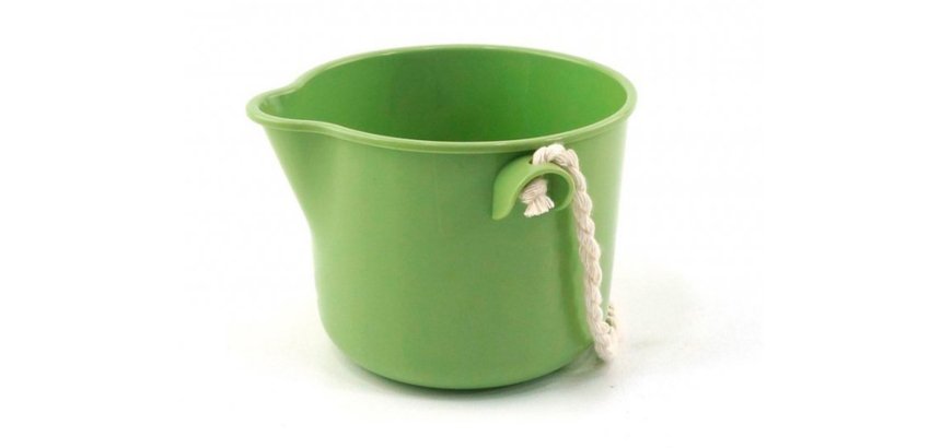 Cubo de playa vikingtoys ecoline ecologico y reciclable capacidad 1,5 litros