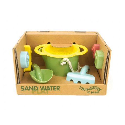 Set de playa vikingtoys ecoline ecológico y reciclable 7 piezas