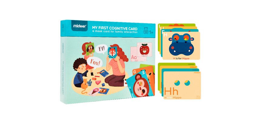 Juego didactico mideer mi primera tarjeta cognitiva en ingles