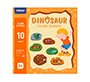 Juego didactico mideer dinosaurio con 64 adhesivos para suelo removibles