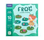Juego didactico mideer rana con 63 adhesivos para suelo removibles
