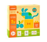 Puzle mideer figuras geometricas fieltro 157 piezas