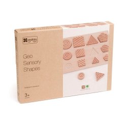 Juego didactico andreutoys formas geosensoriales madera 12 piezas