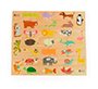 Puzle andreutoys domino animales madera 28 piezas