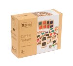 Juego didactico andreutoys domino sensorial texturas madera 28 piezas