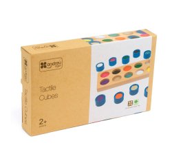 Juego didactico andreutoys cubos tactiles 10 texturas