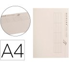 Subcarpeta cartulina djois 100% ecologica 226 g/m2 din a4 color crema pack de 10 unidades