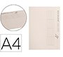 Subcarpeta cartulina djois 100% ecologica 226 g/m2 din a4 color crema pack de 10 unidades