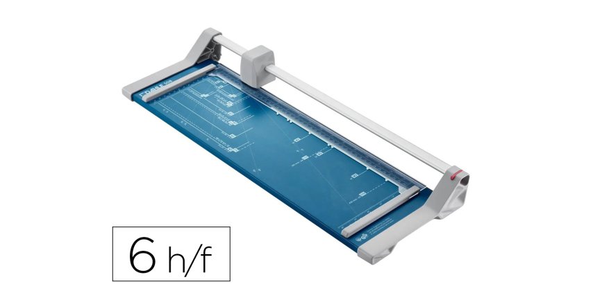 Cizalla de rodillo dahle 508 con base metalica din a3 capacidad de corte 6 hojas
