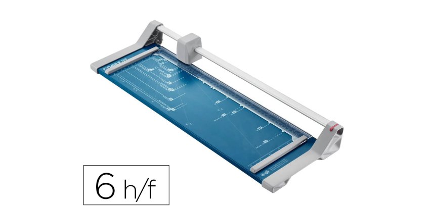 Cizalla de rodillo dahle 508 con base metalica din a3 capacidad de corte 6 hojas