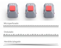 Cabezal de corte dahle para cizalla 508 juego de 3 unidades microperforado / ondas / hendido