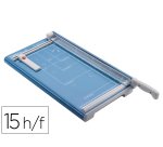 Cizalla de palanca dahle 534 con base metalica din a3 capacidad de corte 15 hojas